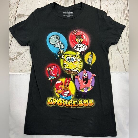 ‼️final must bundle‼️ SPONGEBOB SQUARE PANTS T SHIRT UNISEX - Picture 1 of 7